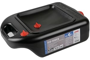 Lampa 65906 Eco tanica - Tanica Cambio Olio per Raccolta Olio esausto Auto e Moto 6 Litri
