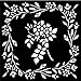 Produktbild Unbekannt Creative Expressions Schablone mit Blumenmotiv, Beige
