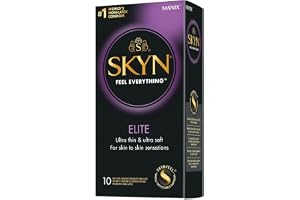 SKYN Manix Elite paket med 10 Kondomer, Transparent, 53 mm