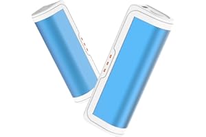 Wasuka Rechargeable Hand Warmers 2 Pack, Electric Hand Warmer with Double-Sided Heating, USB Pocket Warmer with 3 Levels Heat, Long-Lasting Portable Hand Heater for Camping Hiking Hunting Warm Gift