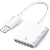 Wahbite Apple Lightning SD Kart Kamera Okuyucu, Trail Kamera G&ouml;r&uuml;nt&uuml;leyici, SD Hafıza Kartı Adapt&ouml;r&uuml;, iPhone 14/13/12/11/XS/X