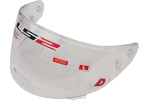 LS2 FF352 FF351 FF384 Helmet Visor Full Face Motorcycle Helmet Replacement Lens (Clear)