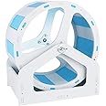 KASTWAVE Hamster Exercise Wheel with Adjustable Stand - Ultra-Quiet Smooth and Silent Running Spinner for Hamsters, Gerbils, Mice and Other Small Pets - Durable, Stable and Safe Fitness Wheel