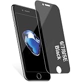 [ANTİ STATİC EKRAN KORUYUCU] For iPhone 6/7/8/SE Siyah ile uyumlu Ekstra HD Kırılmaz Cam Tam Kaplayan Su İtici Safir Ekran Ko