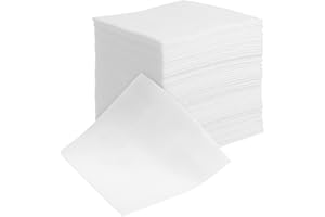 Healifty Lot de 200 éponges de gaze non tissées stériles pour soins de la peau et des plaies