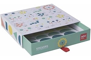 APLI Kids 18361-Juego de gomets geométricos Animales