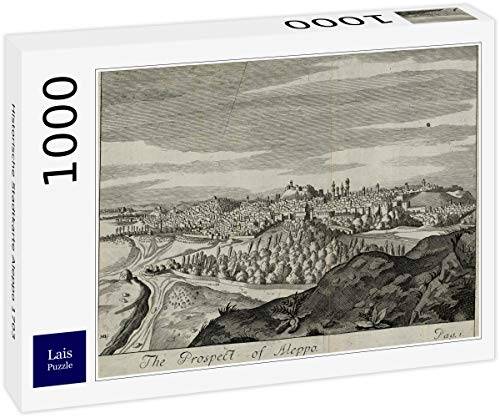 Preisvergleich Produktbild Lais Puzzle Historische Stadtkarte Aleppo 1703 1000 Teile