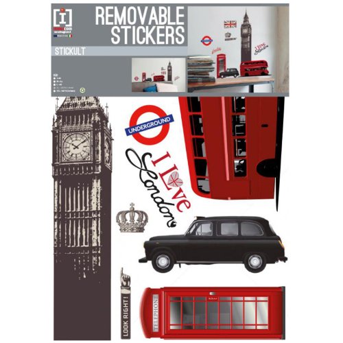 London Big Ben and Icons Wall Stickers