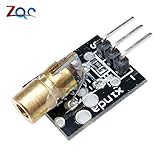  2PCS Laser-Sensor-Modul 650nm 6mm 5V 5mW roter Laser dot Diode KupferKopf für Arduino