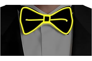 YUYWWAN LED Fliege, Leuchtende Fliegen Herren, Blinkende Fliege mit LED, Leuchtende Party Accessoires Fliegen Erwachsene für Party, Musikfestivals, Halloween, Weihnachten, Karneval, Maskerade