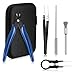 Price comparison product image Electronic Cigarette Accessories,Lzhoo E-Cigarette Diy Tool Kit with Storage Bag included Pliers and Tweezers + 1.5 mm to 3.5 mm for rda/rba Atomizer + Long Ceramic Tweezers
