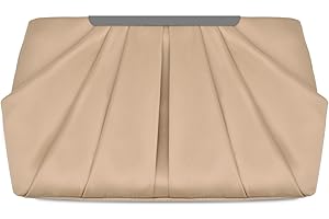 ROSA&ROSE Pochette da Cerimonia Elegante Donna Pochette da sera per Matrimonio Party Sposa beige