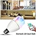 Produktbild Smart Music Lampe mit Bluetooth Lautsprecher,Beatie Intelligente LED Birne 5W-E27 Kabellos Smart LED Light RGB by App Kontrolle für iOS und Android,1 Stück