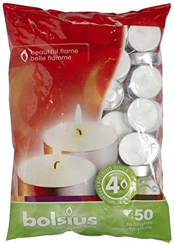 Bolsius 50 Tealights 4 Hour Burn Time Tea Lights Fast Postage