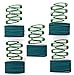 SCHOOL HAIR ACCESSORY BUNDLE: 80 PIECE BULK PACK of Green School Hair Accessories For Girls. Includes 30 Snap Hair Clips and 50 No-Pull Elastic Hair Bands. Save Over 60% On High Street Prices. Available In Different Colours.