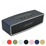 Recorte preciso del botón y la interfaz de carga, esta funda no bloquea el botón y la interfaz de carga, perfecto para su  altavoz Bose SoundLink Mini Bluetooth II.
