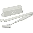 Tesa Assa Abloy Dc110-9016 DC110 Hinged Arm Door Closer, White, Sin Retención
