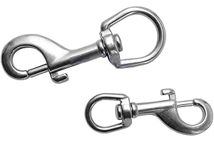 Chiloskit 2 pz in Acciaio Inox 316 bullone a Scatto Girevole Occhio Aragosta Chiusura bullone Clip Clip Clip Clip