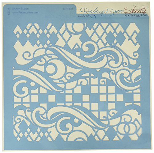 Rebecca Baer Schablone 11.75-inch X 11.75-inch Mosaik