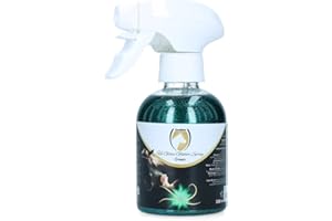 Holland Animal Care Excellent Hi Gloss Glitter Spray - Schönes Glitzern auf Fell, Mähne und Schweif - Für Pferde geeignet - 250 ml – Türkis
