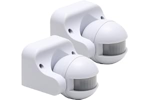 Greluma 2 St AC 220V-240V PIR infraröd rörelsesensor ljusströmbrytare, takmonterad närvarosensor väggströmbrytare, detekterin
