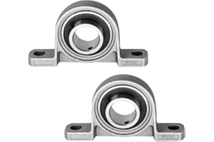 HELWEET Roulements de Bloc D'oreiller, Palier Roulement, Paliers a Semelle, Bride Roulement, Bloc D'oreiller de Roulement à Billes, Roulements Alliage de Zinc, Roulements à Billes, 20mm Diamètre Intérieur