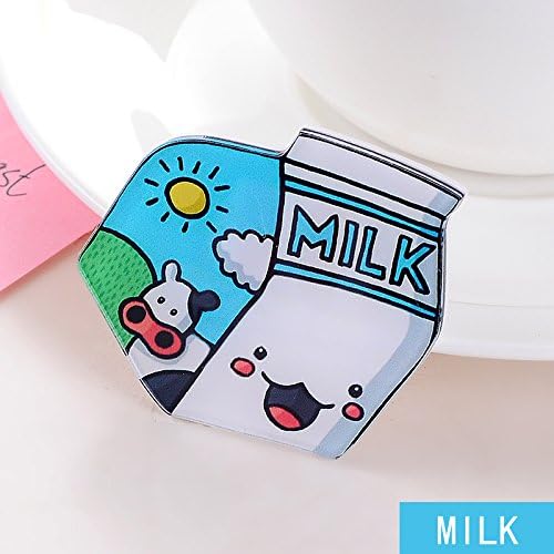 XIAMUO-Daily necessities Lovely Cartoon Refrigerator Pastes home decor magnet magnetic sticker teaching children the chalkboard suction Stone &amp; Iron message posted magnetic sticker ,milk, small