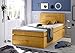 Produktbild Hawaii 2 Boxspring 120 Soro 41 Safran Liegefläche ca.120x200 cm