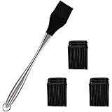 Silicone Pennelli da Cucina 4 PCS Pennello per Dolci in Silicone, Cottura Barbecue Pennello, Antiaderenti Silicone Pennello, 
