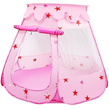 Tenda Da Gioco Castello Principessa Per Bambini - Casetta Per Interni Ed Esterni Con Borsa Trasporto - Regalo Perfetto - Foto 4
