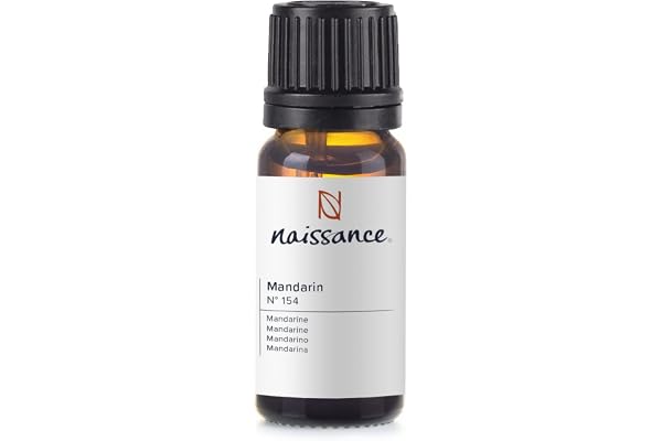 Naissance Huile Essentielle De Mandarine (No. 154) - 10ml - Pure, Naturelle, Végan, Non Dilué - Pour Aromathérapie, Diffuseur, Humidificateur, Mélange Massage - Arôme Apaisant