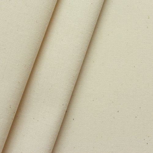 100% Baumwolle Nessel Stoff Meterware natur / ecru
