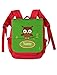 Produktbild Striefchen® Kindergartenrucksack mit Wunschnamen in Rot Motiv: Eule