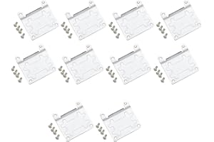 Frefgikty 10PCS Mini Metallo PCIE PCI-E Half a Full Size Scheda di Estensione Wireless WiFi PCI-Express Staffa Adattatore con