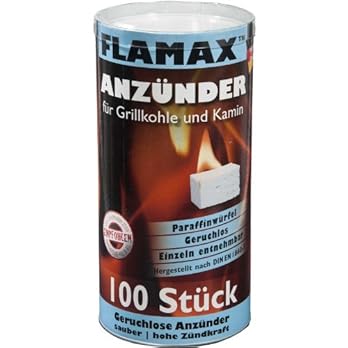 Flamax Grill Und Kaminanznder 100 Wrfel