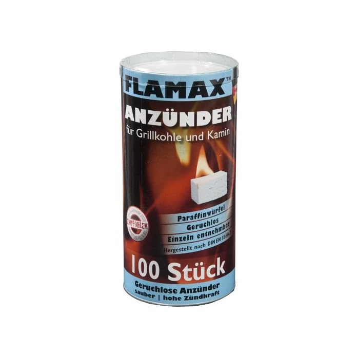 Flamax Grill Und Kaminanznder 100 Wrfel