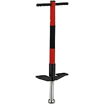 Salterello Per Bambini Relaxdays - Bastone Per Saltare, Portata Fino A 35 Kg, Maniglie Imbottite, Blu