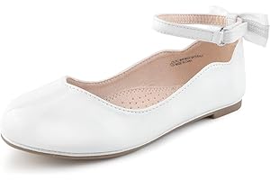 FUPPIA Girls Mary Jane Shoes Princess Ballerina Dress Uniform Shoes for Little Big Kids