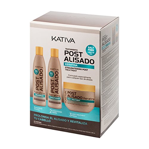 Kativa Tech Kativa Beitrag Relaxer Kit X 3Er Pack (Shampoo + Conditioner X 250 Ml 250 Ml + X X 250 Tiefenbehandl - 2