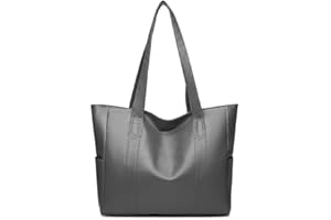 YXQSED Borsa Donna Borse a Tracolla Grande Pelle PU Tracolla per Lavoro Borsa Classica da Viaggio Borse Borse a Spalla Nero