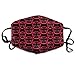 Produktbild SDGSS Mouth Mask,Luchador Fighter Red Mask Warm Unisex Fashion Warm Anti-Dust Washable Reusable Mouth Mask