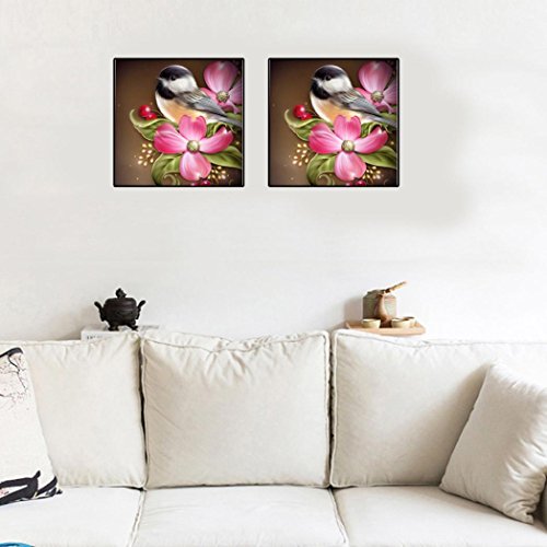 Kingko® Stilvolle Schönheit perfekte Dekoration DIY 5D Diamond Painting Stickerei Kreuz Crafts Stitch Home Decor (A) - 3