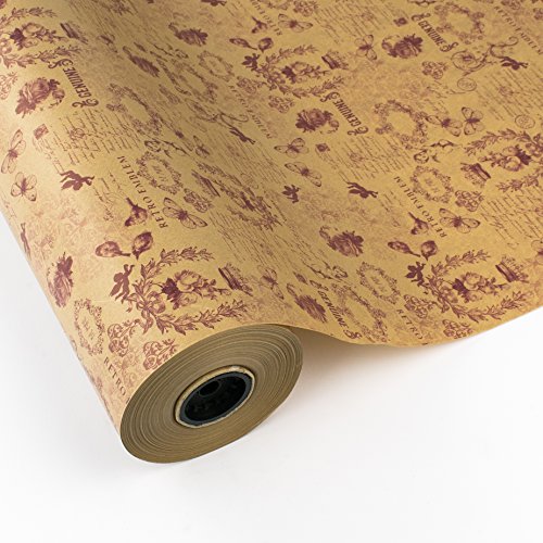 BOBINA PAPEL DE REGALO 70CM X 100M KRAFT HAVANA GENUINE