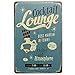 Produktbild Bluelover Cocktail Lounge Tin Sign Vintage Metall Plaque Pub Bar-Wand-Dekor