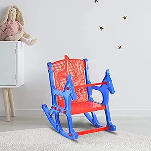 OM TelecomBaby Plastic Chair 125 Modern and Comfortable with Backrest for Study Play Desk Kids with Arms for Home/School/Dining for 2 to 6 Years Ageft Purpose, Multicolour