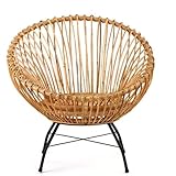 hosu design lounge sessel Maße (BxH): ca. 77 x 75 cm, Sitzhöhe: 43 cm, Sitzfläche D 38 cm