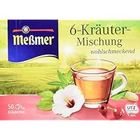 Meßmer 6-Kräuter 50 TB, 2er Pack (2 x 100 g Packung)