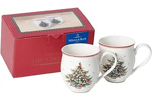 Villeroy & Boch – Toy's Delight, Set de tasses à café, 2 pcs., 340 ml, Premium Porcelaine, Multicolore