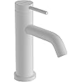 Hansgrohe 73301700 Tecturis S Single Lever Basin Mixer 80 CoolStart EcoSmart+ Without Waste Set, matt White, spout Height 80mm