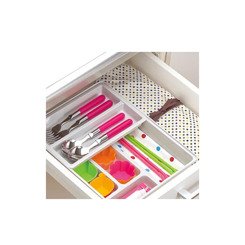 BESTOMZ Besteckkasten Kunststoff Schubladen Organizer Mehrzwecke